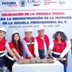 Javier Saldaña inaugura obra de remodelación en la Preparatoria No. 6