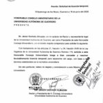 Javier Saldaña solicita licencia al cargo de Rector de la UAGro